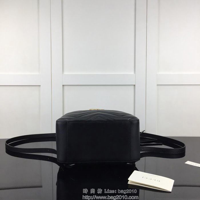 GUCCI古馳 新款 專櫃品質 頂級原單 476671 克色 女款 雙肩包HY1404